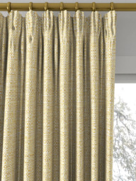John Lewis Tonal Weave Made to Measure Curtains or Roman Blind, Citrine - thumbnail 2
