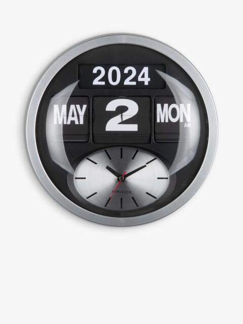 Karlsson Round Flip Analogue Wall Clock, 32cm - image 1