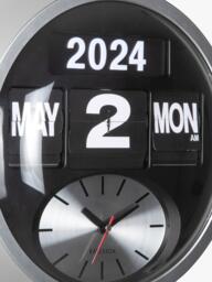 Karlsson Round Flip Analogue Wall Clock, 32cm - thumbnail 3