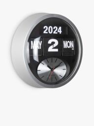 Karlsson Round Flip Analogue Wall Clock, 32cm - thumbnail 2