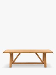 Gallery Direct Chatsworth Teak Wood Rectangular Garden Dining Table, 100cm, Natural