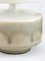 John Lewis Delaney Ceramic Duo Table Lamp, Set of 2, Light Green - thumbnail 5