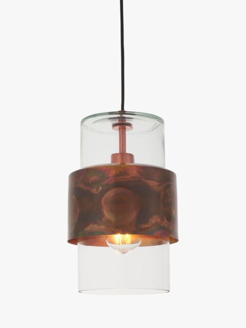 Bay Lighting Dhara Single Pendant Ceiling Light, Copper - image 1