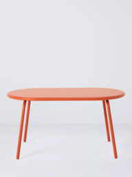 John Lewis ANYDAY Oval Metal Garden Coffee Table, 90cm - thumbnail 2