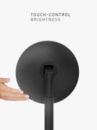 Simplehuman Sensor Makeup Mirror with 10x Detail Mirror, 5x Magnification, Matte Black Stee - thumbnail 5