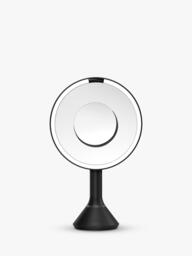 Simplehuman Sensor Makeup Mirror with 10x Detail Mirror, 5x Magnification, Matte Black Stee - thumbnail 3