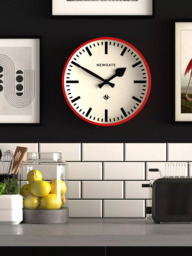 Newgate Clocks Number Three Railway Wall Clock, 37cm - thumbnail 3