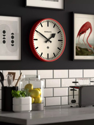 Newgate Clocks Number Three Railway Wall Clock, 37cm - thumbnail 4