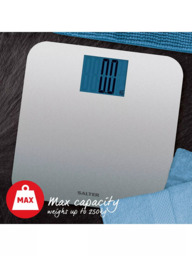 Salter MAX Capacity Digital Bathroom Scale, Silver Glitter - thumbnail 5