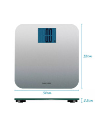 Salter MAX Capacity Digital Bathroom Scale, Silver Glitter - thumbnail 6