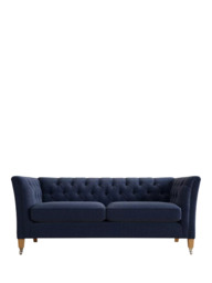 Laura Ashley Chatsworth Medium 2 Seater Sofa, Oak Leg - thumbnail 3