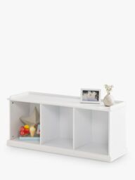 Great Little Trading Co Abbeville Storage Bench, White - thumbnail 1