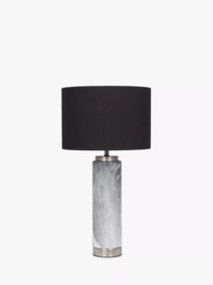 Pacific Tall Mable Effect Table Lamp, Grey - thumbnail 2