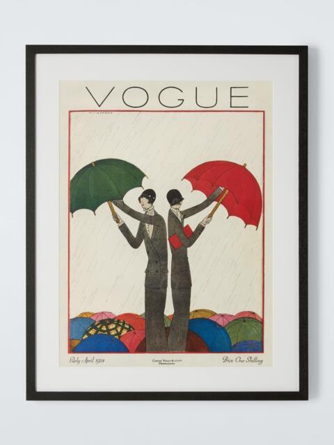 John Lewis Vintage Vogue Cover 1924 Harriet Meserole Framed Print & Mount, 63 x 50cm - image 1