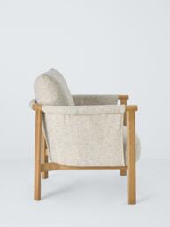 John Lewis Sling Armchair, Light Leg, Natural Texture - thumbnail 4