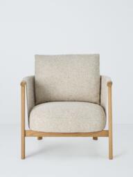 John Lewis Sling Armchair, Light Leg, Natural Texture - thumbnail 3
