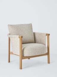 John Lewis Sling Armchair, Light Leg, Natural Texture - thumbnail 1