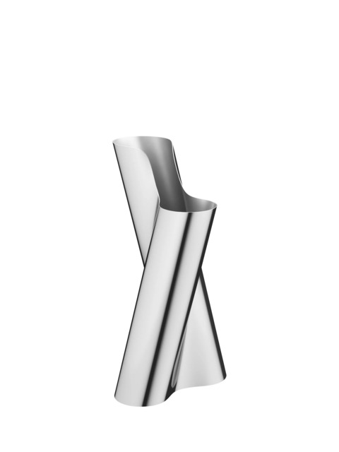 Georg Jensen Lituus Stainless Steel Floor Vase, H50cm - image 1