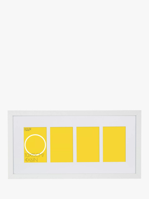 "John Lewis Box Photo Frame & Mount, 4 Photo, 4 x 6"" (10 x 15cm)" - image 1