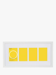 "John Lewis Box Photo Frame & Mount, 4 Photo, 4 x 6"" (10 x 15cm)"