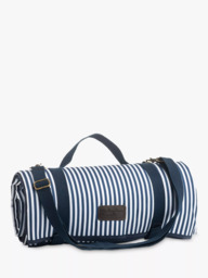 Navigate Three Rivers XL Striped Picnic Rug, Navy - thumbnail 1