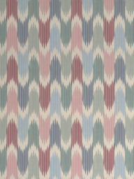 John Lewis Valle Ikat Print Pair Lined Eyelet Curtains - thumbnail 6
