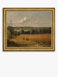 Brookpace Lascelles John Constable 'The Wheat Field, 1816' Framed Canvas Print, 29 x 34cm