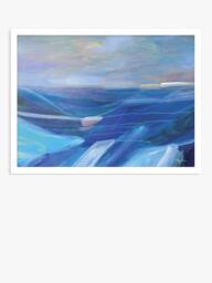 John Lewis Tiffany Lynch 'Across the Waves' Framed Print, 42 x 32cm, Blue - thumbnail 1