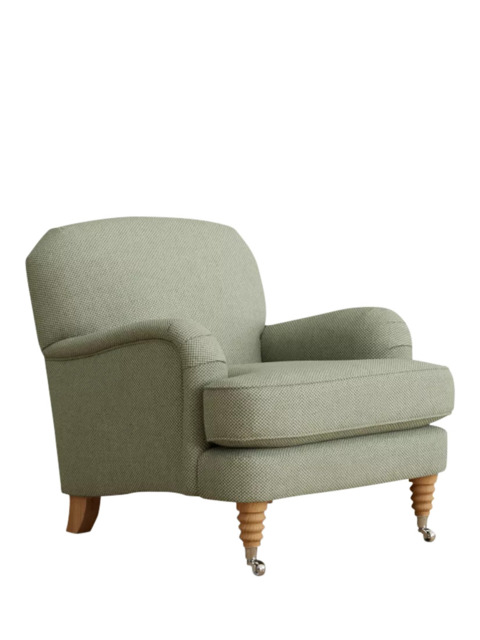 Laura Ashley Lynden Armchair, Oak Leg - image 1