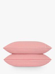 Piglet in Bed Colour Drench Gingham Linen Blend Bedding - thumbnail 5