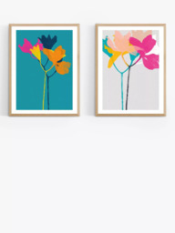 EAST END PRINTS Garima Dhawan 'Lily' Framed Print, Set of 2 - thumbnail 1