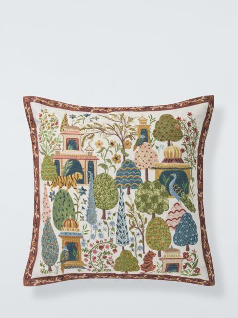 John Lewis Pahari Cushion, Natural/Multi - image 1