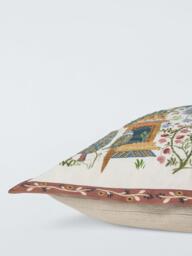 John Lewis Pahari Cushion, Natural/Multi - thumbnail 4