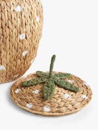 John Lewis Strawberry Water Hyacinth Storage Basket, Natural - thumbnail 3