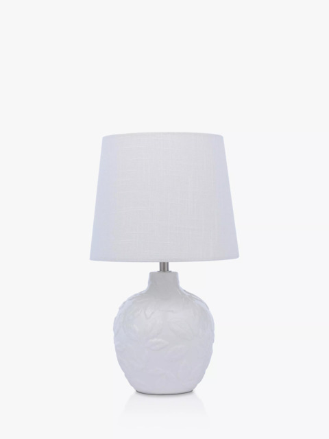 Laura Ashley Redhall Ceramic Table Lamp, White - image 1
