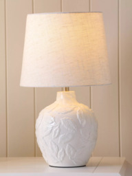 Laura Ashley Redhall Ceramic Table Lamp, White - thumbnail 4
