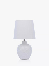 Laura Ashley Redhall Ceramic Table Lamp, White - thumbnail 1