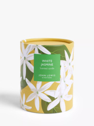 John Lewis White Jasmine Scented Candle, 200g - thumbnail 4