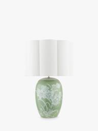 Laura Ashley Pashley Ceramic Base Table Lamp, Green - thumbnail 3