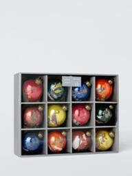 John Lewis 12 Days of Christmas Baubles, Multi - thumbnail 3
