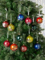 John Lewis 12 Days of Christmas Baubles, Multi - thumbnail 2