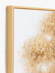 John Lewis 'Gold Tree' Hand-Finished Framed Canvas Print, 80 x 120cm, Gold - thumbnail 2