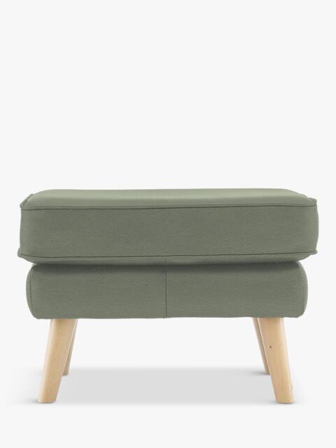 G Plan Vintage The Sixty Five Leather Footstool - image 1
