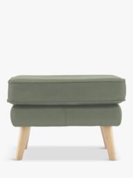 G Plan Vintage The Sixty Five Leather Footstool - thumbnail 1