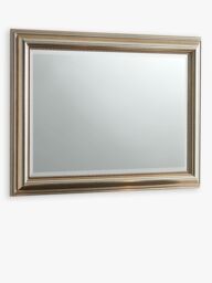 Yearn Beaded Rectangular Wall Mirror, 69 x 94cm, Champagne