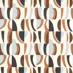 Harlequin Torillo Made to Measure Curtains or Roman Blind, Earth/Cornflower/Walnut - thumbnail 1