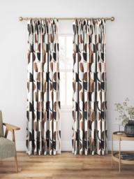 Harlequin Torillo Made to Measure Curtains or Roman Blind, Earth/Cornflower/Walnut - thumbnail 5