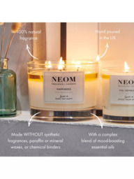 NEOM Wellbeing London Happiness 3 Wick Scented Candle - thumbnail 4