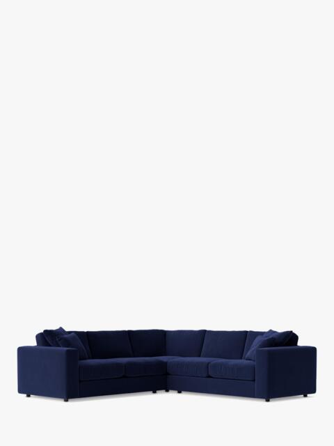 Swoon Althaea 5 Seater Corner Sofa, Easy Velvet Ink - image 1