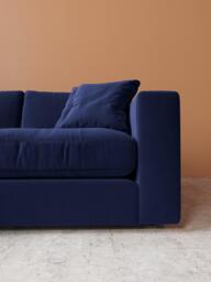 Swoon Althaea 5 Seater Corner Sofa, Easy Velvet Ink - thumbnail 4
